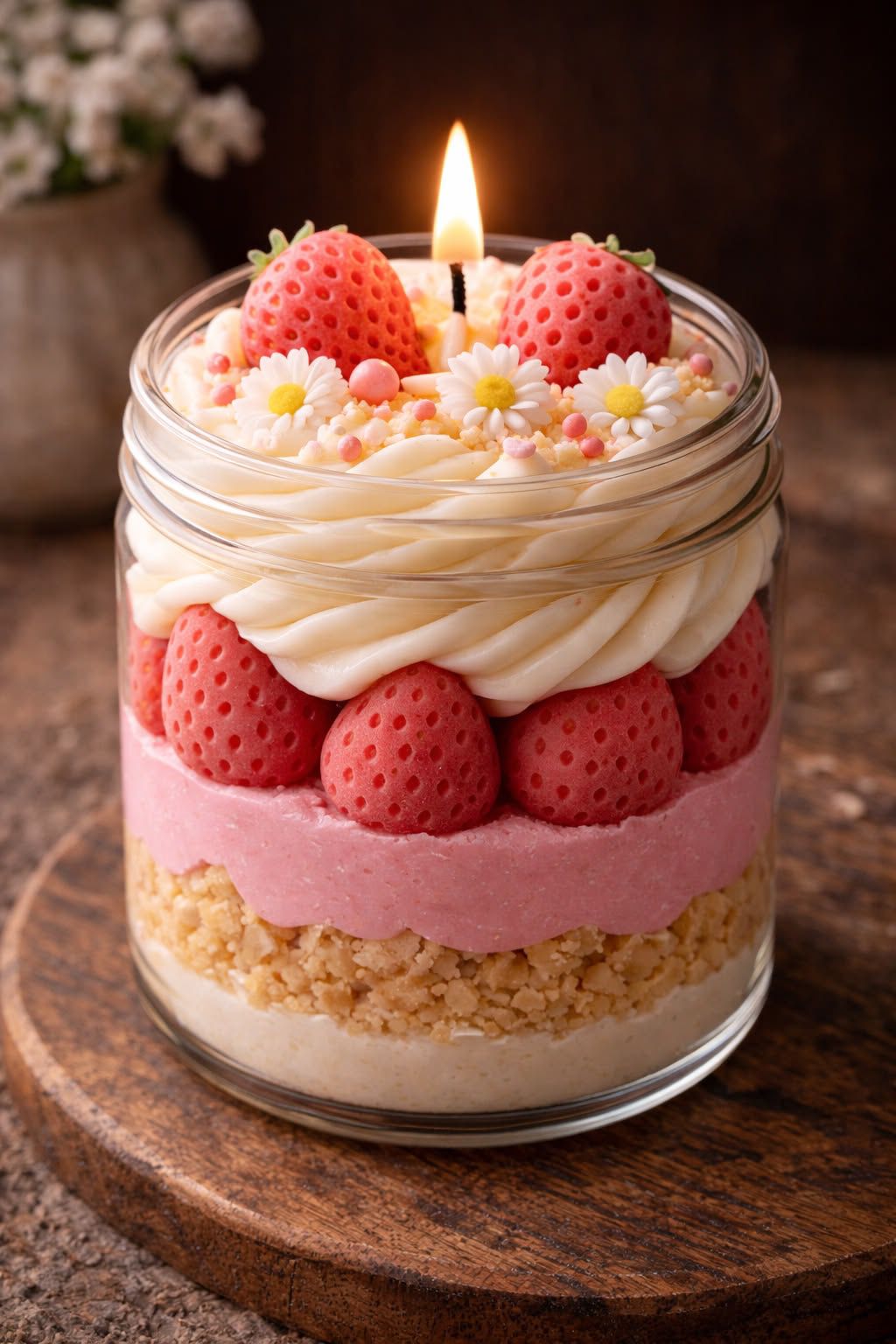 Strawberry Candles - Dev Tandoor Industries